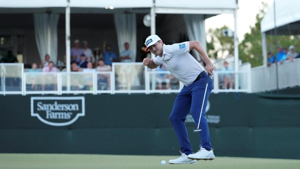 Mackenzie Hughes at the Sanderson Farms Championship